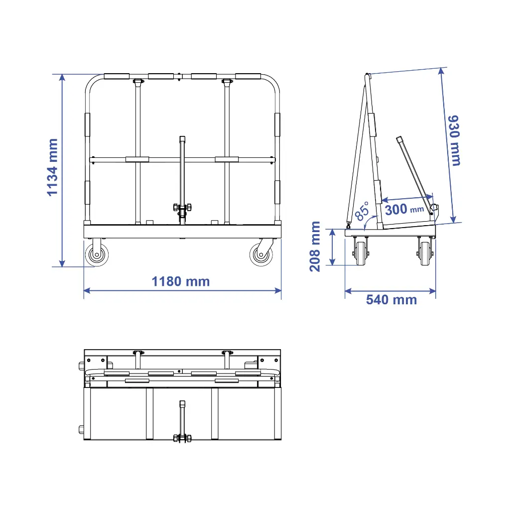 Aardwolf Premium Drywall Trolley DWT-1180P