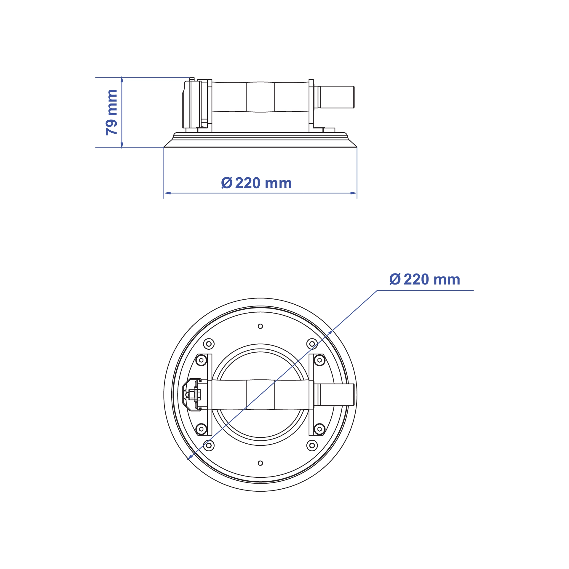 Aardwolf Hand Pump Vacuum Cup Lifter HVC01