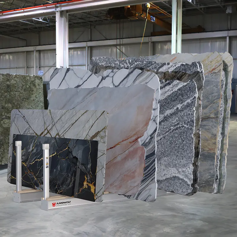 Aardwolf ASR01 Slab Rack Rails for modular stone slab storage