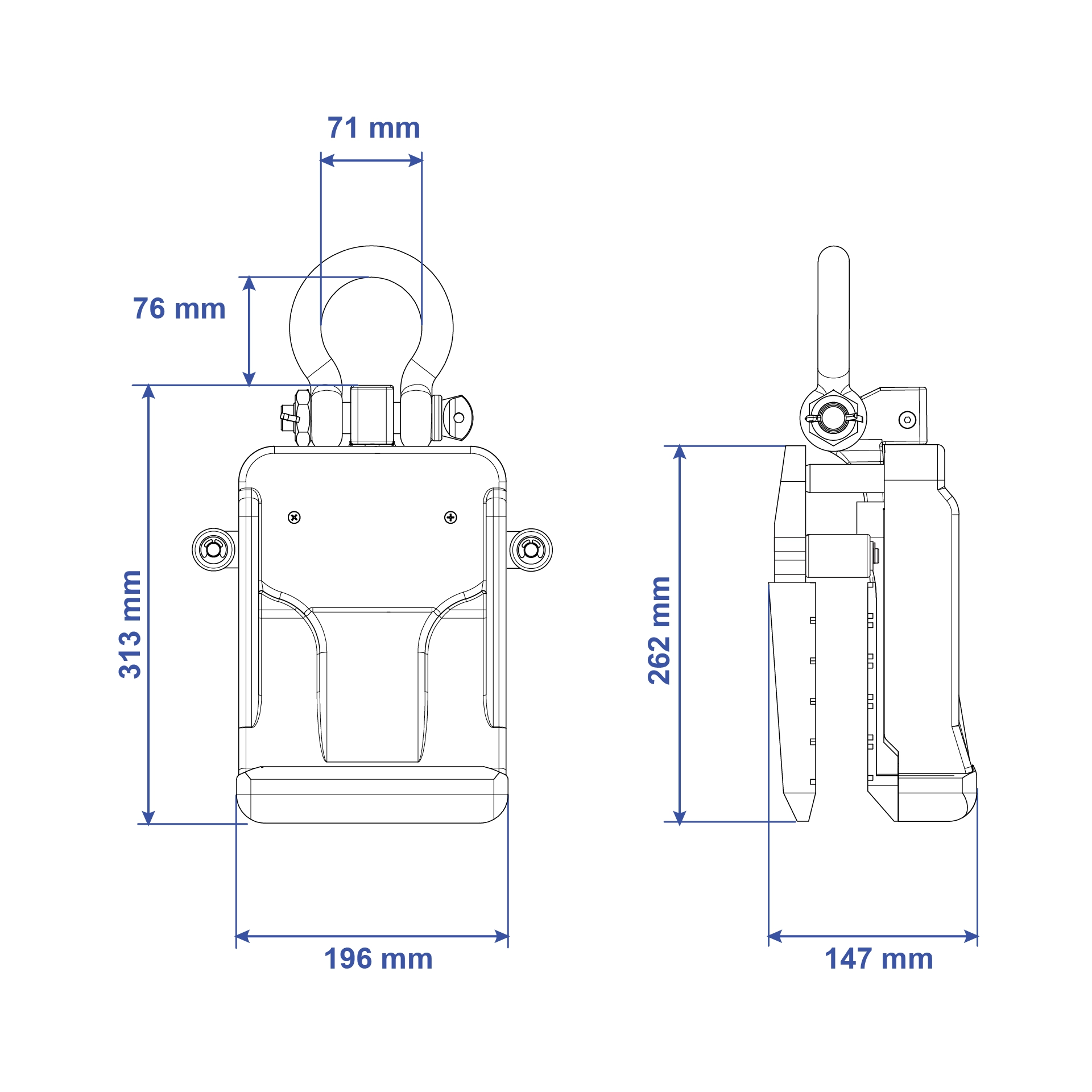 Aardwolf AL30A Automatic Stone Slab Lifter for 0–30 mm Granite and Marble Slabs