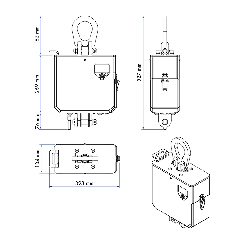 Aardwolf Twister MSS03 remote slab rotator