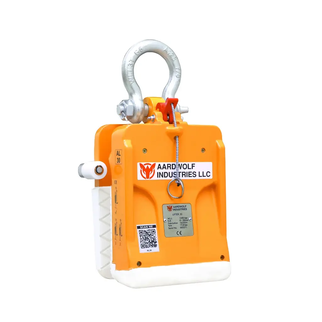 Aardwolf AL30 manual stone slab lifter for 0–30 mm granite and marble slabs