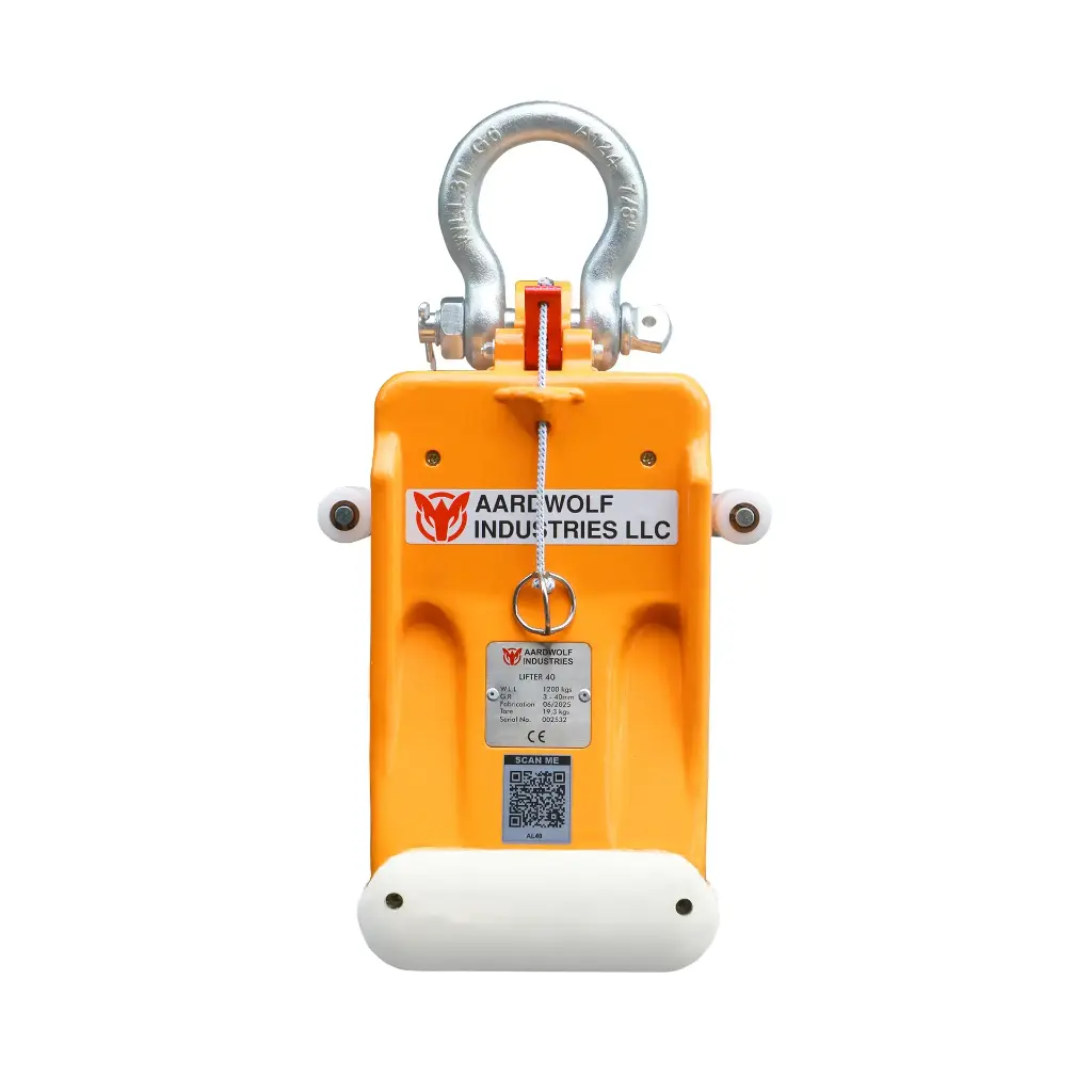 Aardwolf AL40 manual stone slab lifter for 3–40 mm granite and marble slabs