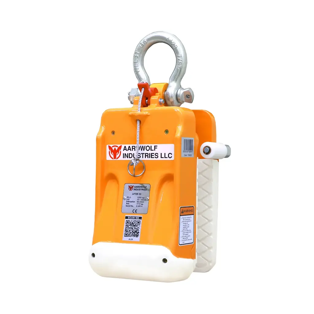 Aardwolf AL50 manual stone slab lifter for everyday stone fabrication