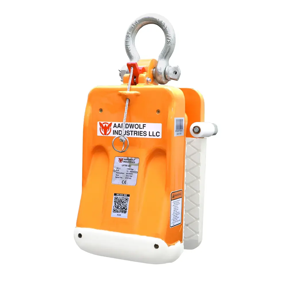 Aardwolf AL60 manual stone slab lifter for thick granite, marble and engineered stone slabs