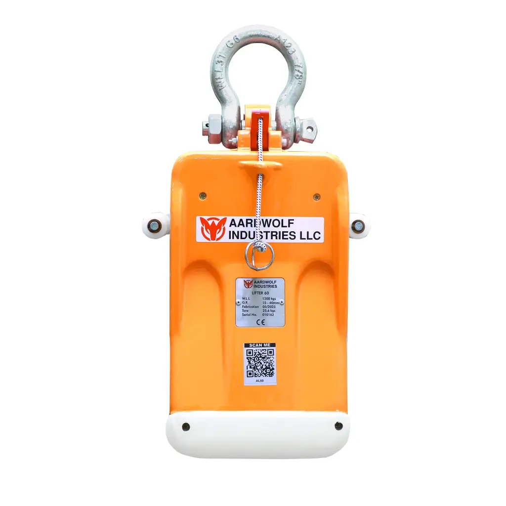Aardwolf AL60 manual stone slab lifter for thick granite, marble and engineered stone slabs