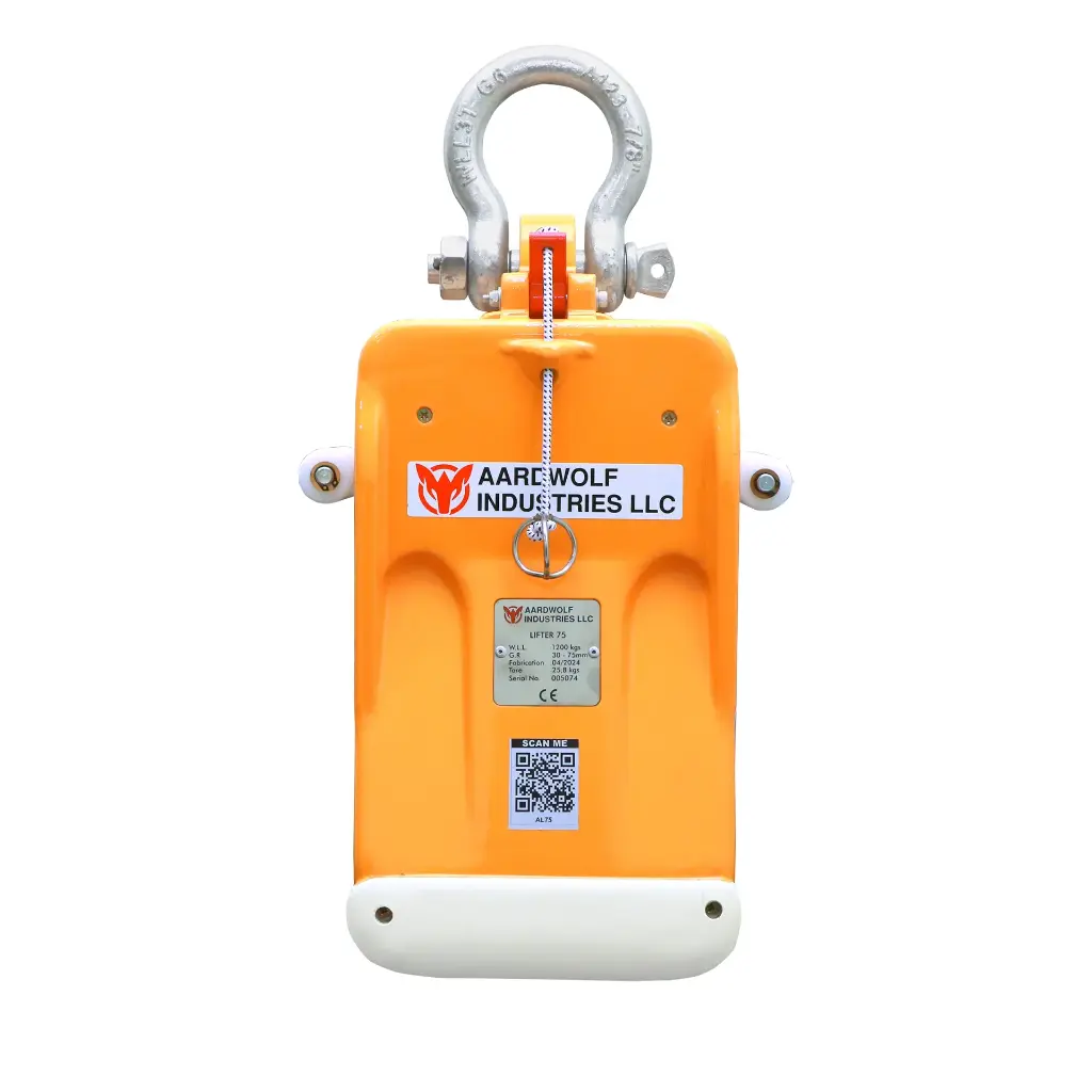 Aardwolf AL75 manual stone slab lifter for extra-thick granite, marble and engineered stone slabs