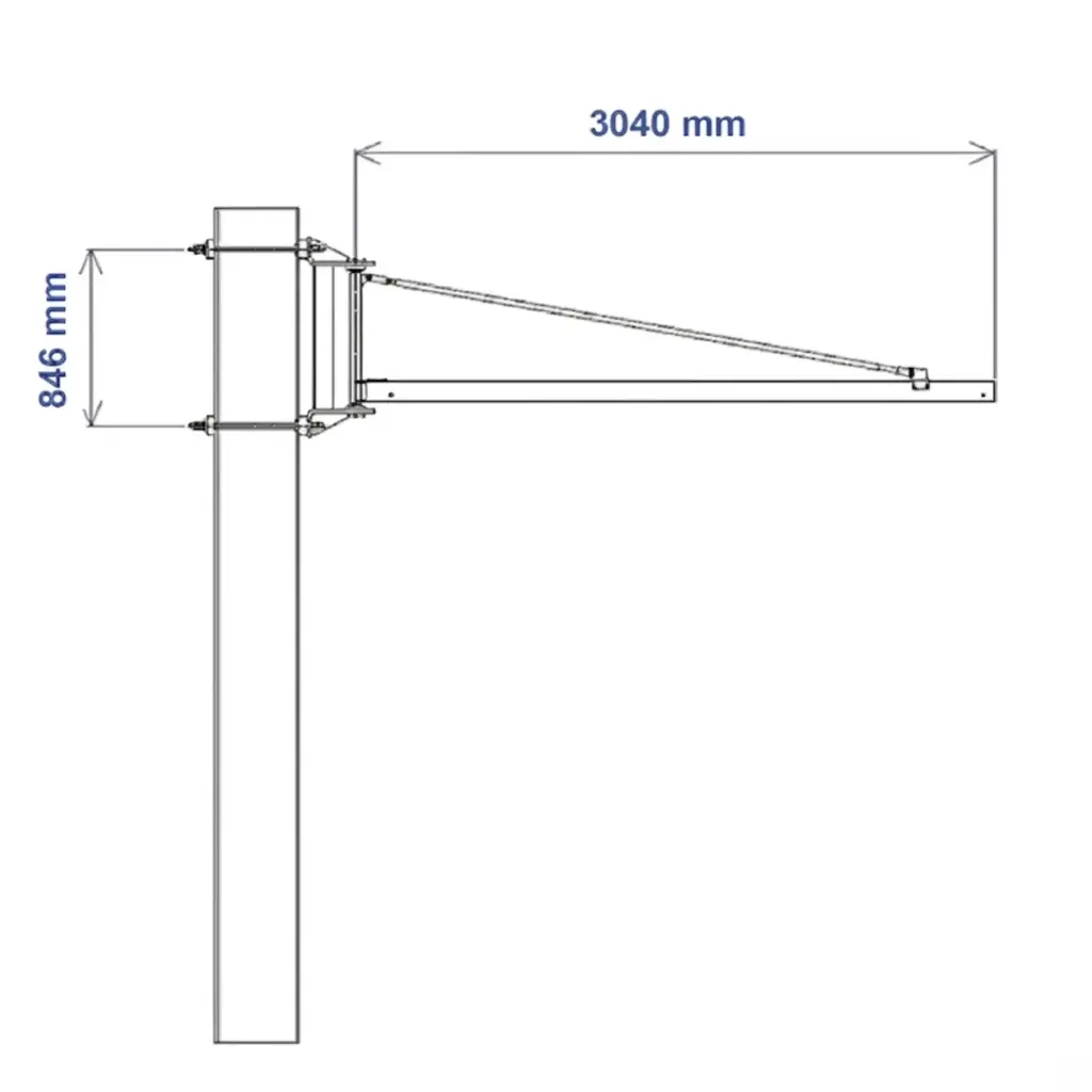 Aardwolf WMJC Wall-Mounted Jib Crane for space-efficient lifting