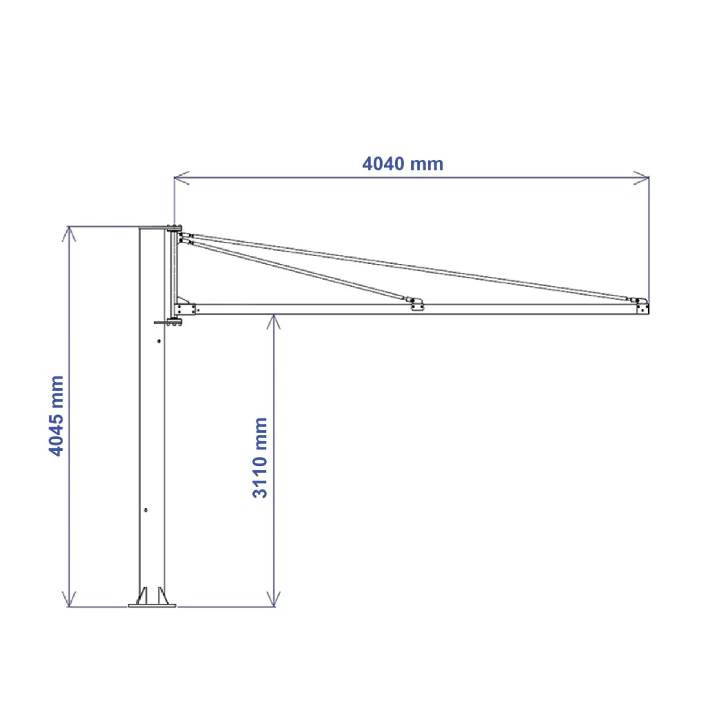 Aardwolf WMJC Wall-Mounted Jib Crane for space-efficient lifting