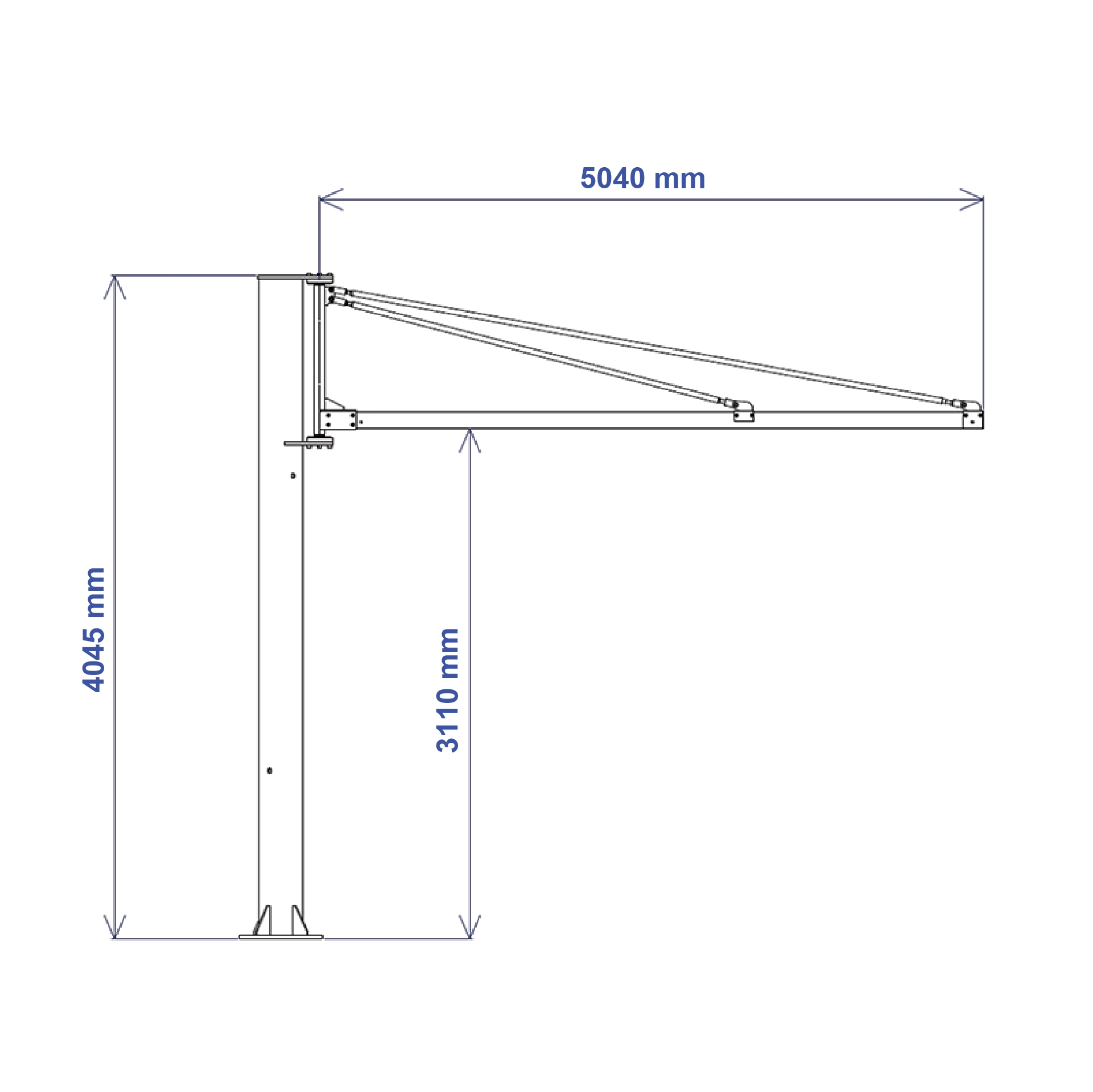 Aardwolf WMJC Wall-Mounted Jib Crane for space-efficient lifting