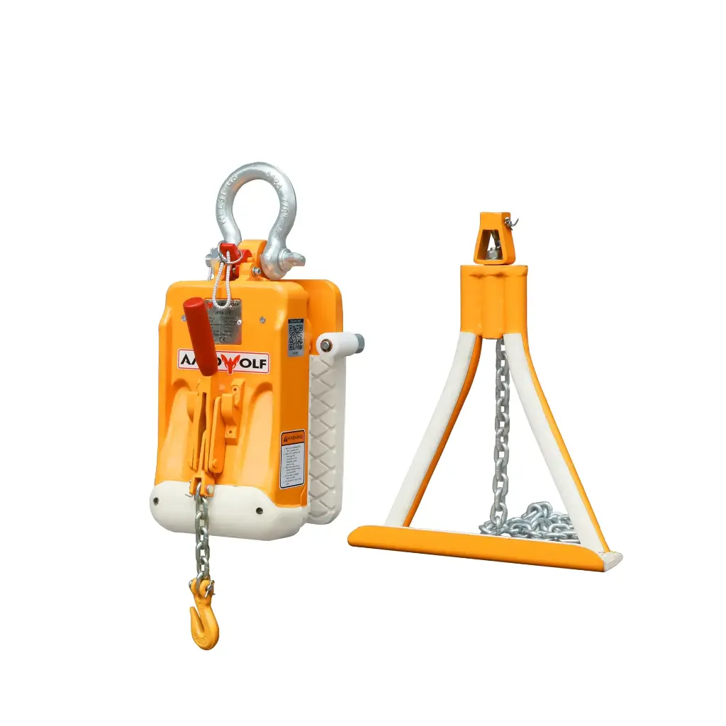 Aardwolf AL50B manual stone slab lifter with over-center lever and support bracket
