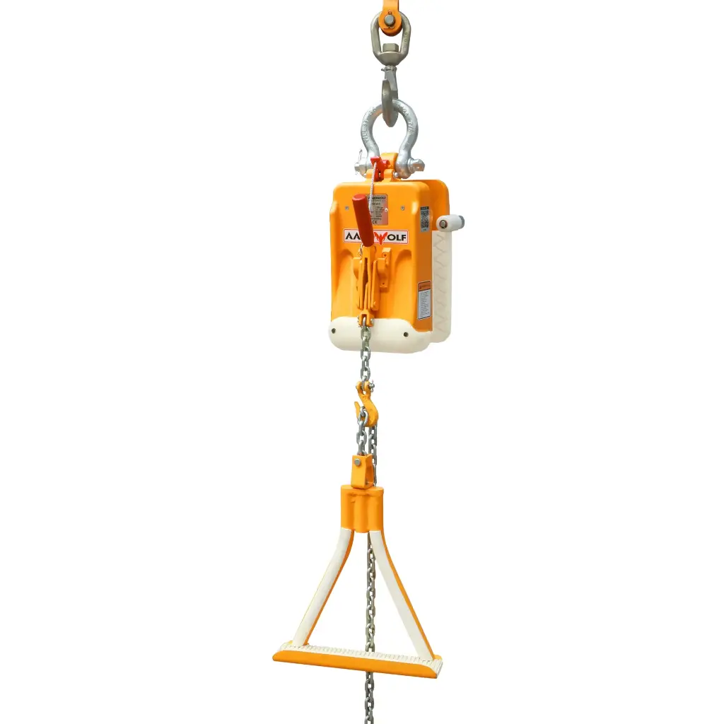 Aardwolf AL50B manual stone slab lifter with over-center lever and support bracket