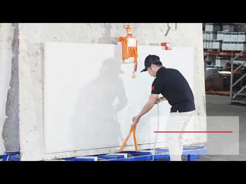 Aardwolf AL50B manual stone slab lifter with over-center lever and support bracket