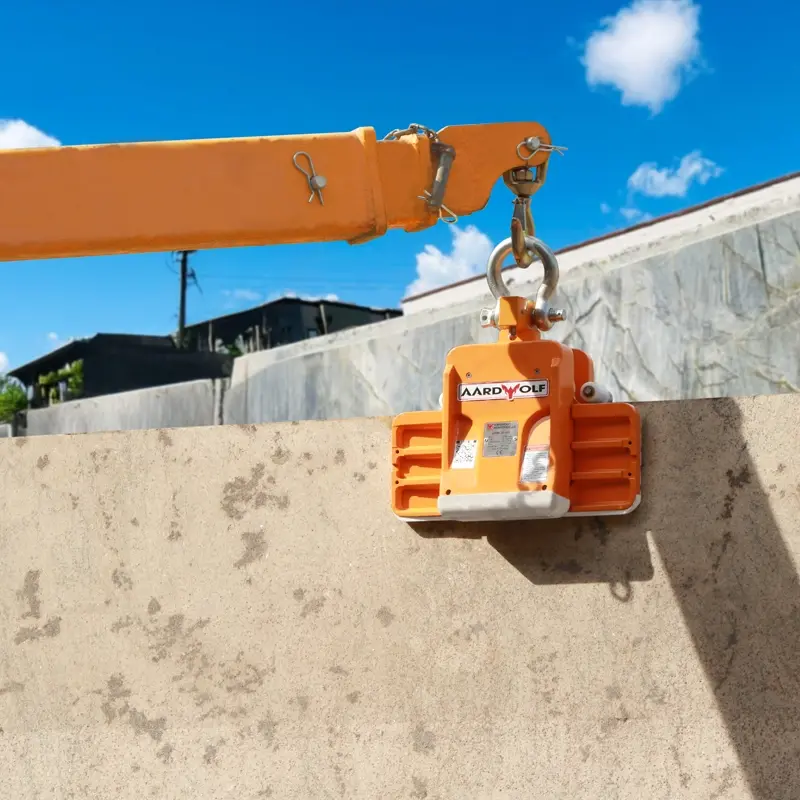 Aardwolf AL20AWJ automatic wide jaw slab lifter for  glass, porcelain and ceramic panels