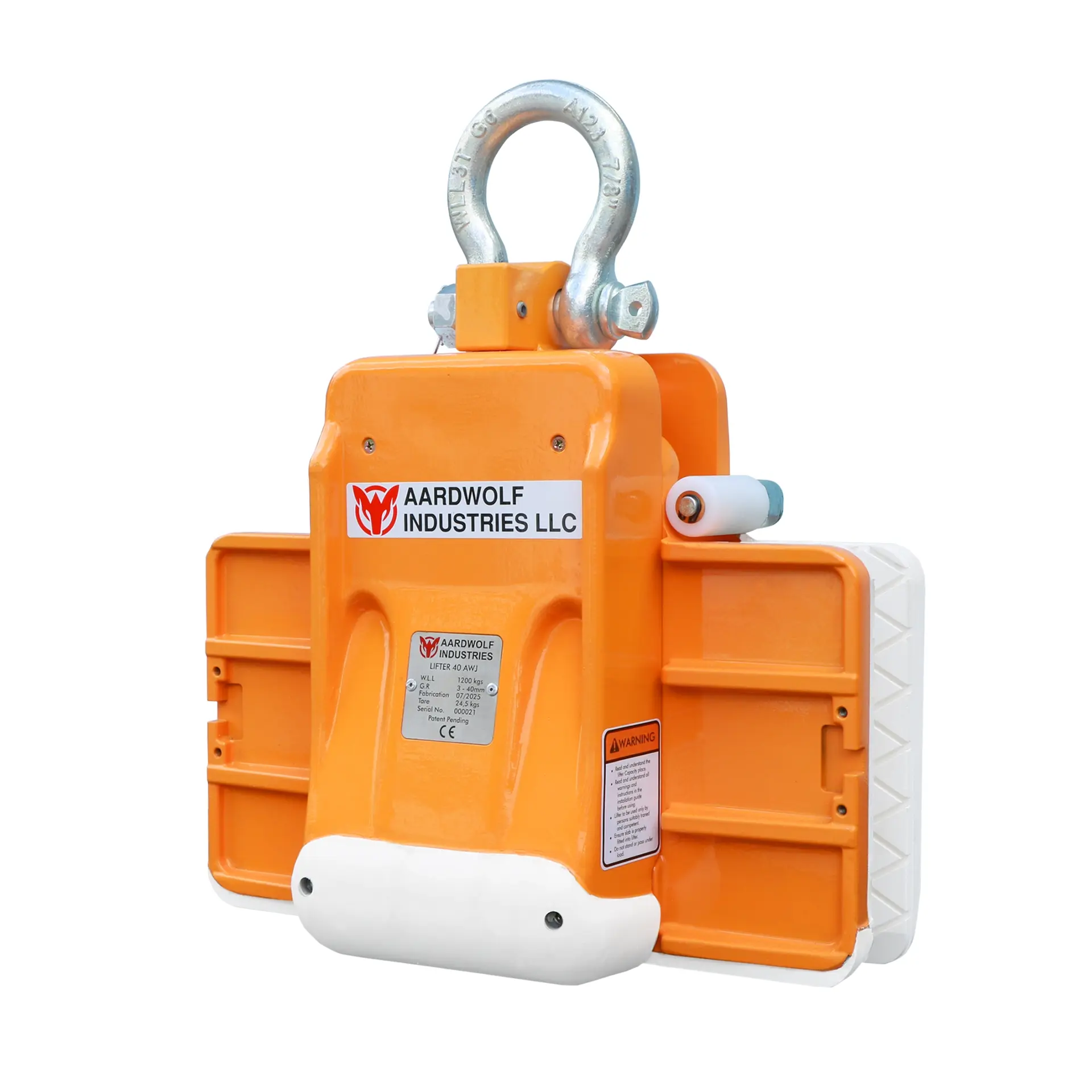 Aardwolf AL40AWJ Automatic Wide Jaw Slab Lifter for stone and engineered panels