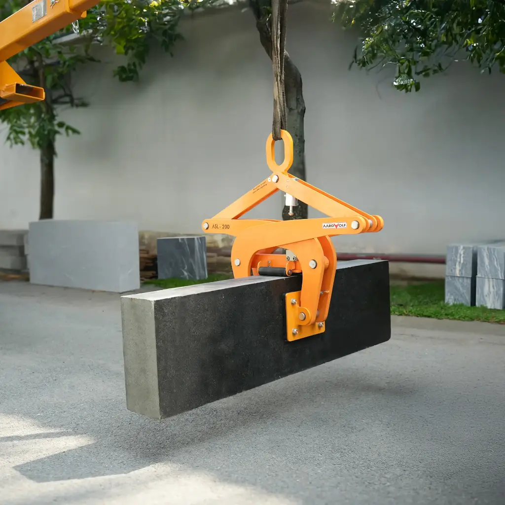 Aardwolf ASL200 Scissor Clamp Lifter for wider stone and concrete materials