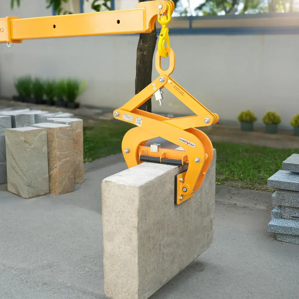 Aardwolf ASL300 Scissor Clamp Lifter for large stone and precast components