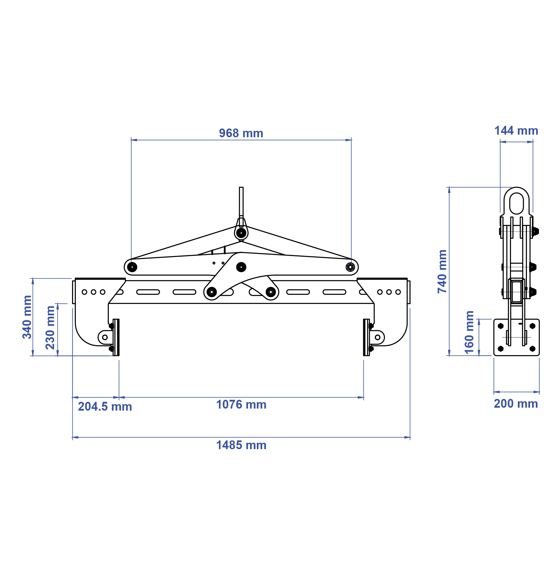 Aardwolf AHLC-1050 Horizontal Lifting Clamp for larger slabs and sheets