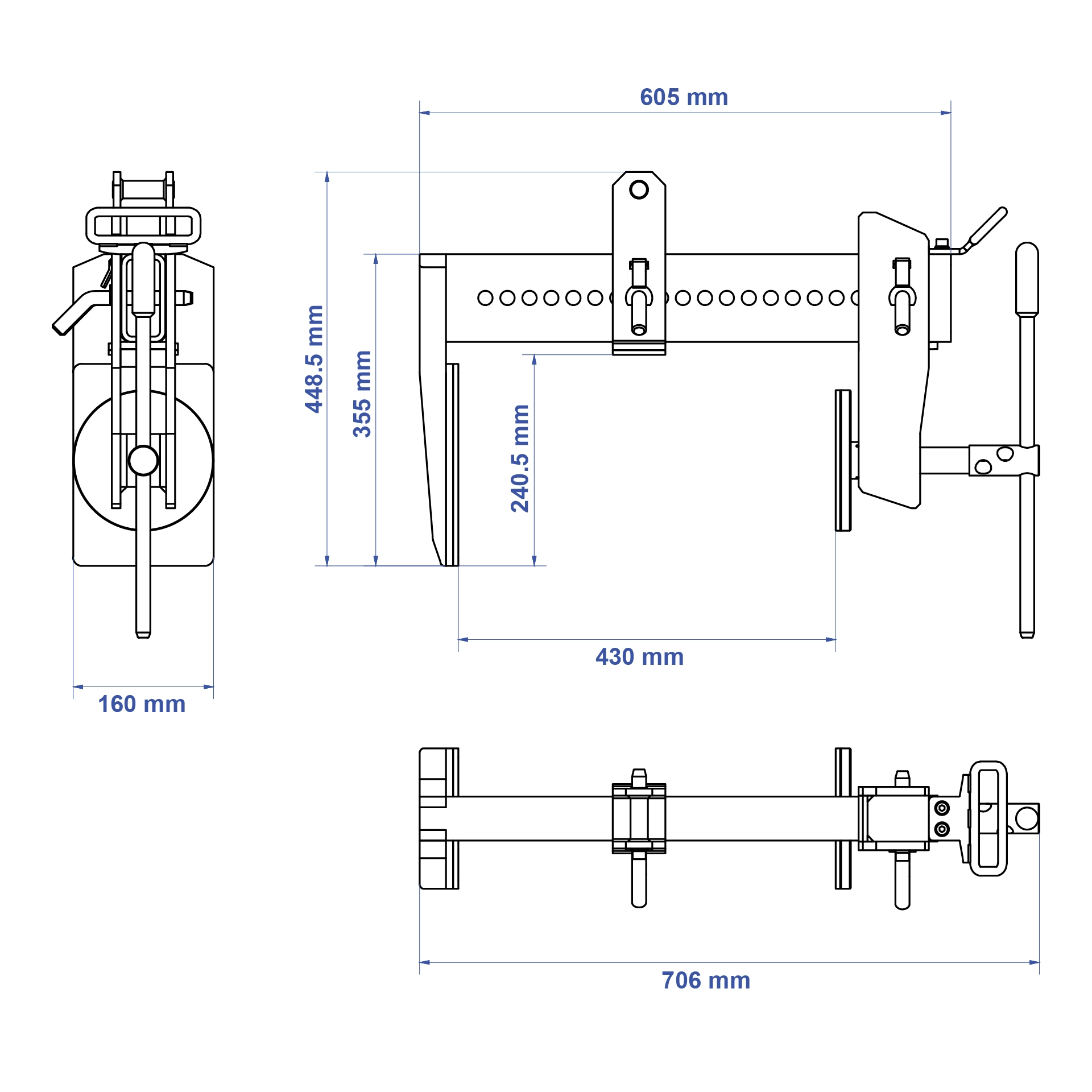 Aardwolf GPM1000 Monument Clamp for stone monuments and memorials