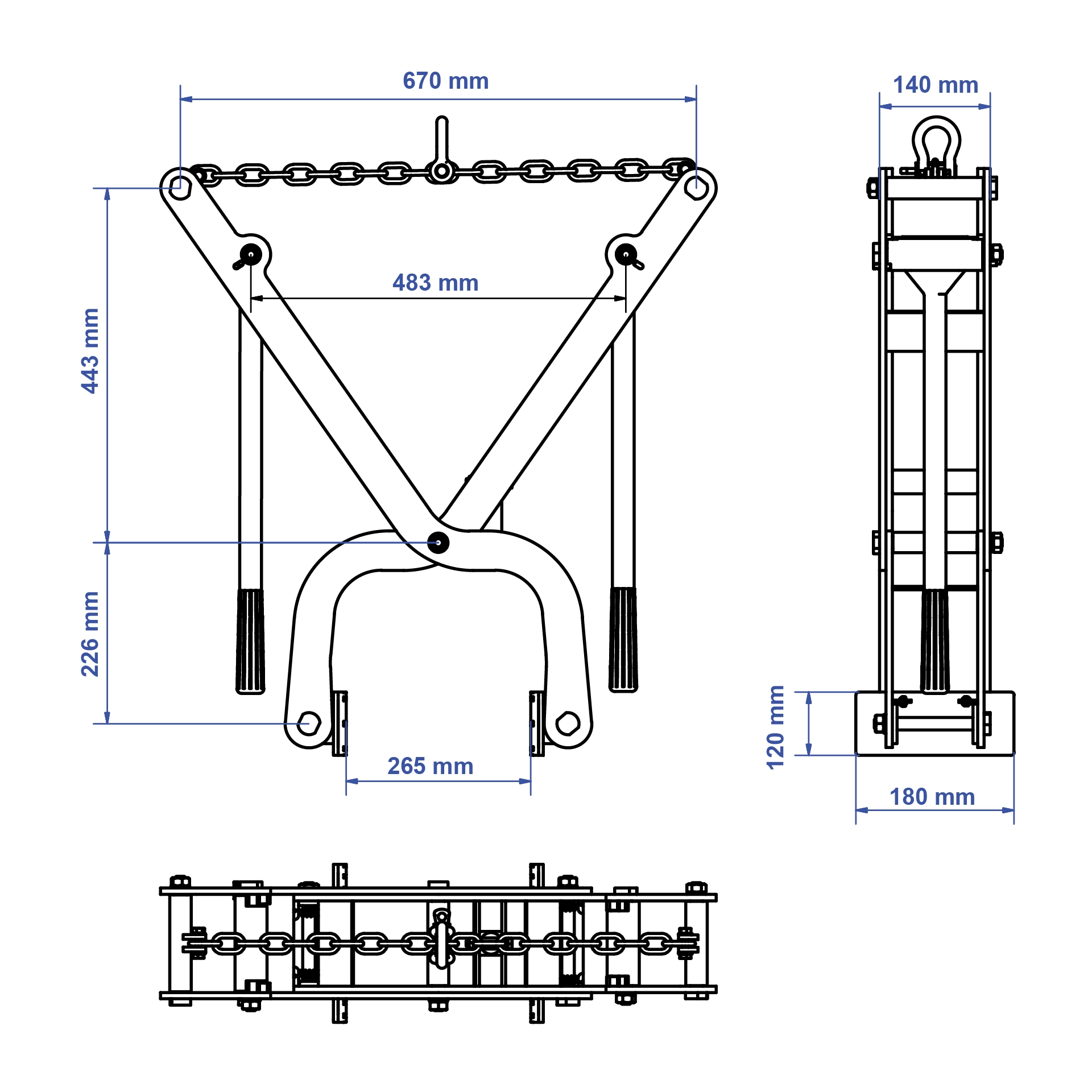Aardwolf ASKC200 Stone Kerb Clamp for kerbstone and edging placement