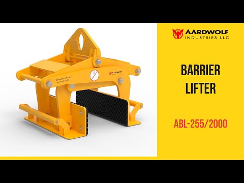 Aardwolf ABL255-2000 Concrete Barrier Lifter