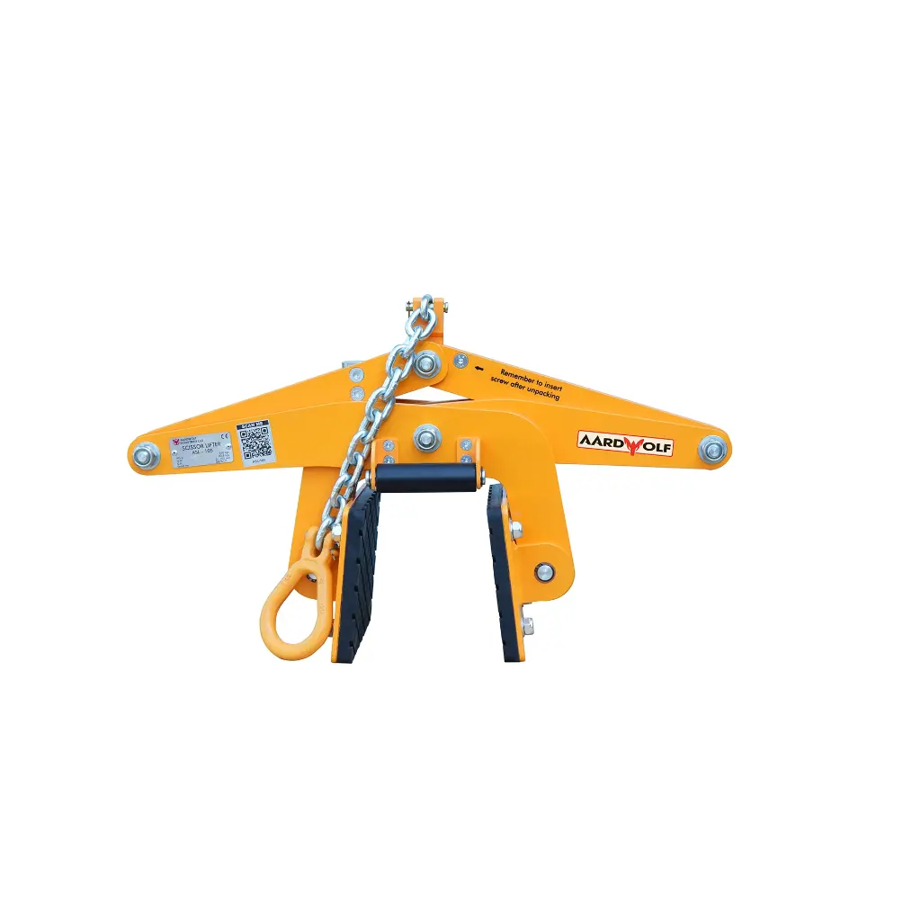 Aardwolf CSA Chain and Shackle Assembly for compatible scissor clamp lifters