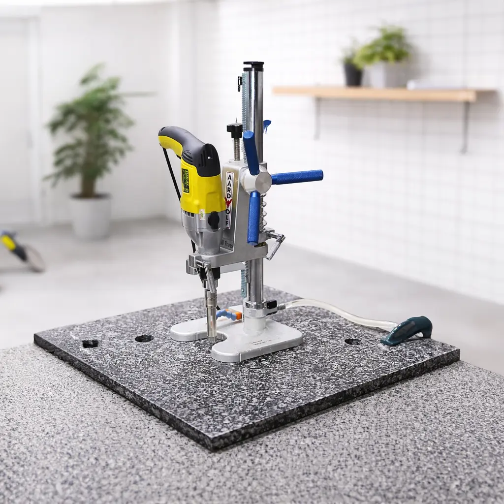 Aardwolf DSA07 Drill Stand With Vacuum Base for stone fabrication
