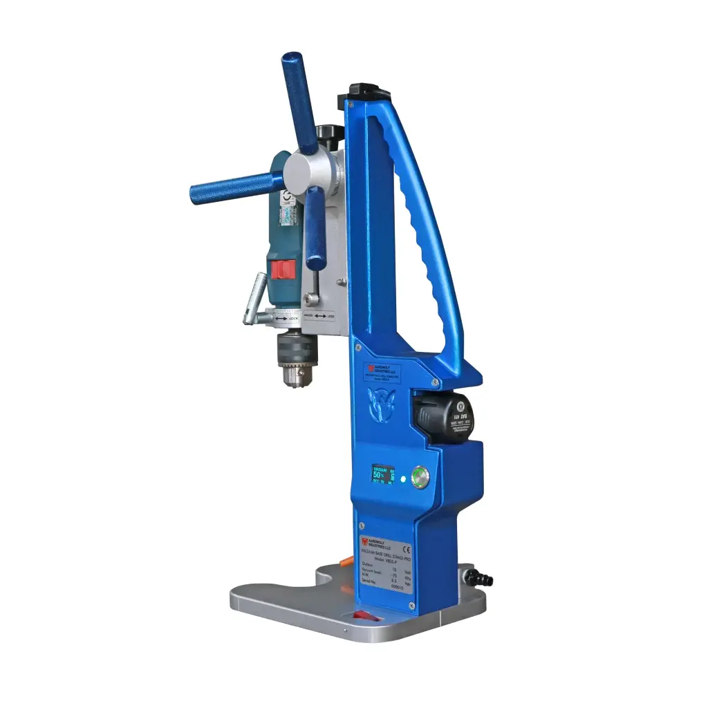 Aardwolf VBDS-P Vacuum Base Drill Stand Pro for precise stone drilling