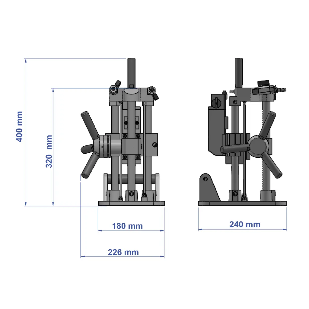 Aardwolf APADM Portable Air Drill Machine for stone fabrication