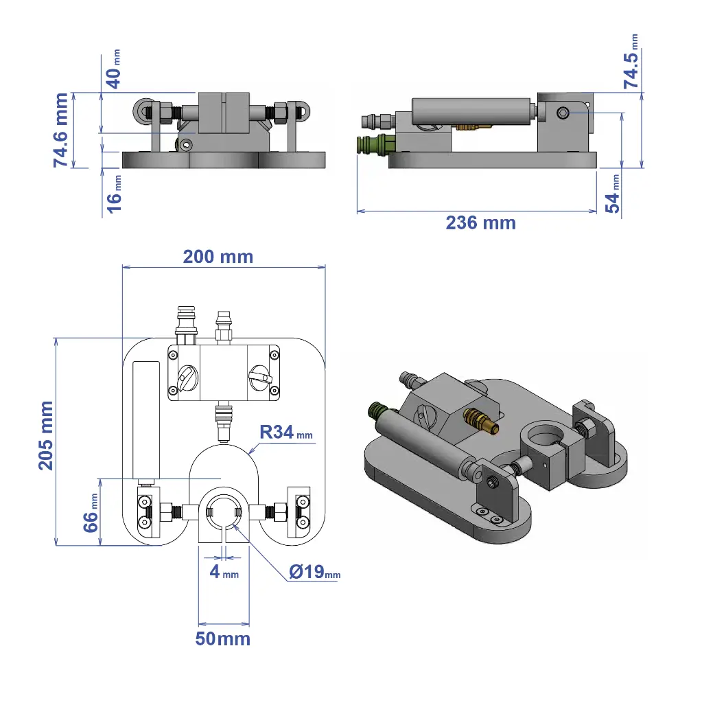 Aardwolf APAM Anchor Machine for cutting stone anchor slots