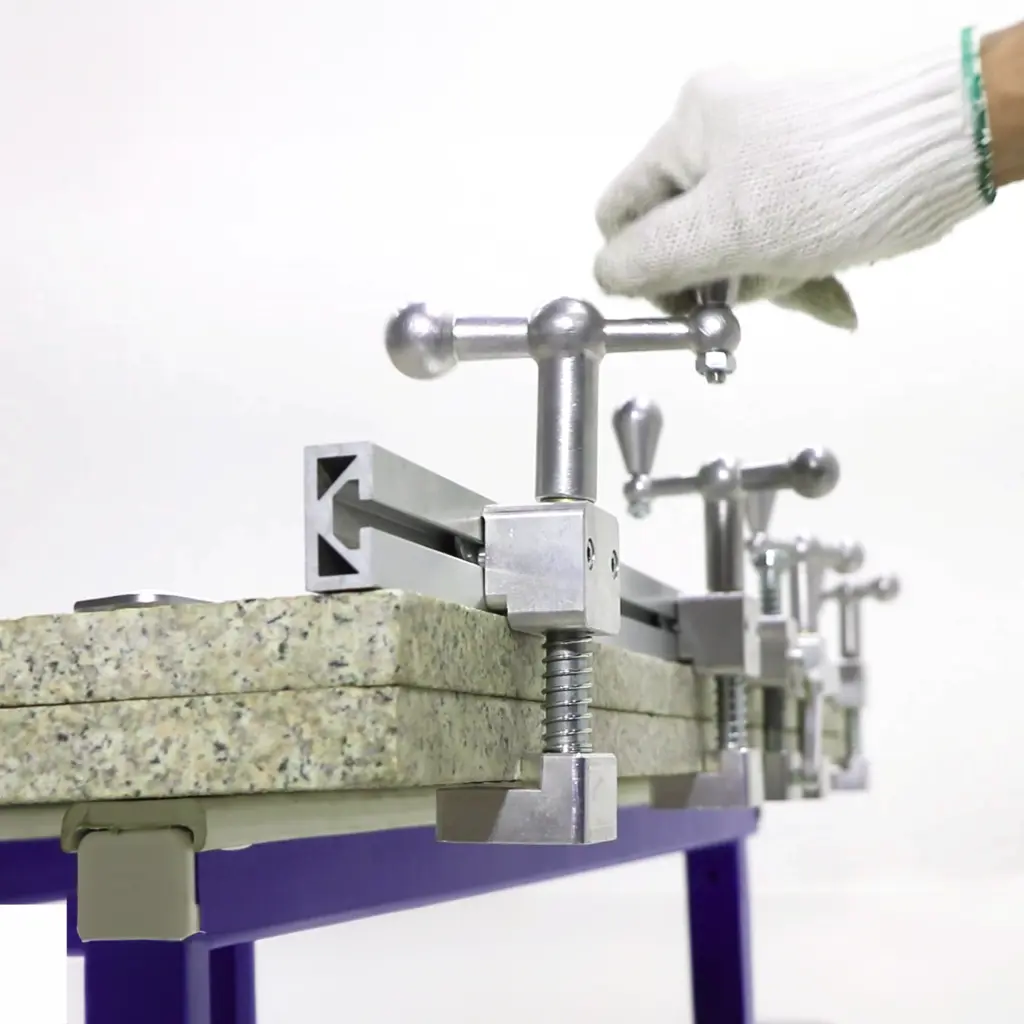 Aardwolf CTTBC4 Lamination Rail Clamp for consistent stone edge bonding