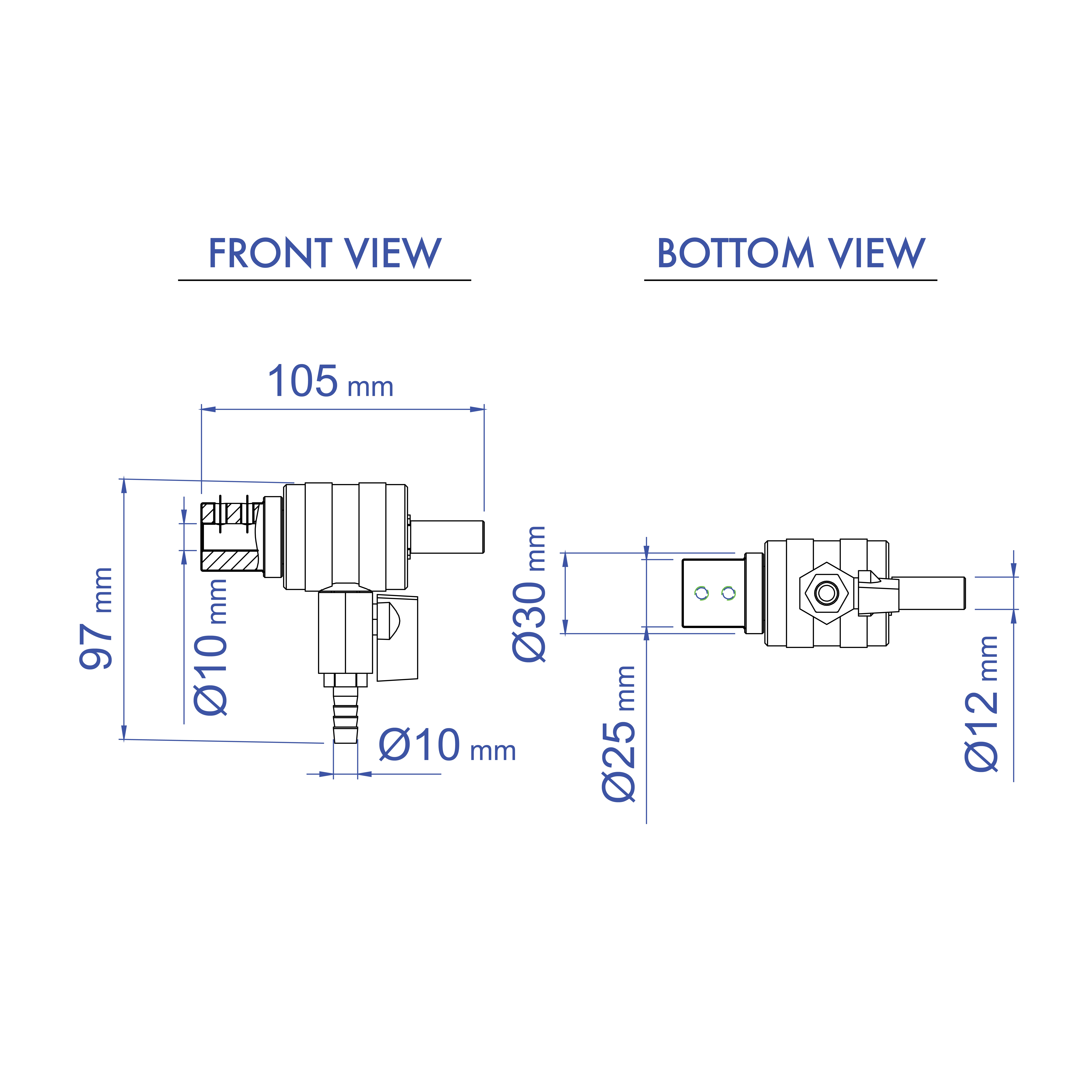 Aardwolf WS04 Water Swivel for core drilling applications