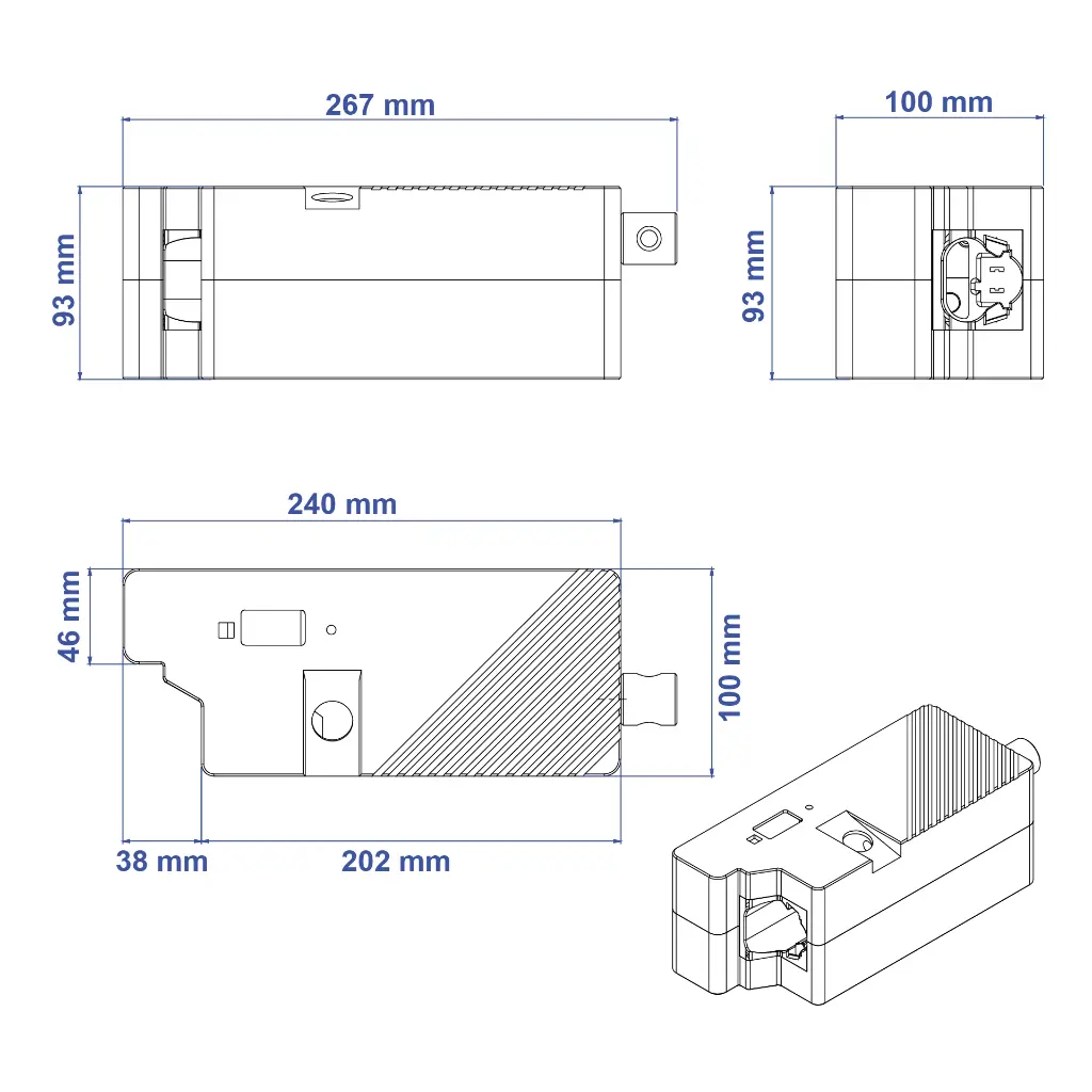 Aardwolf AVPP03 Vacuum Pump with Reservoir for compatible vacuum equipment