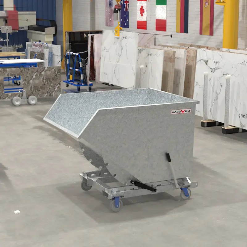 Aardwolf WB620G Waste Bin for workshop and fabrication waste collection