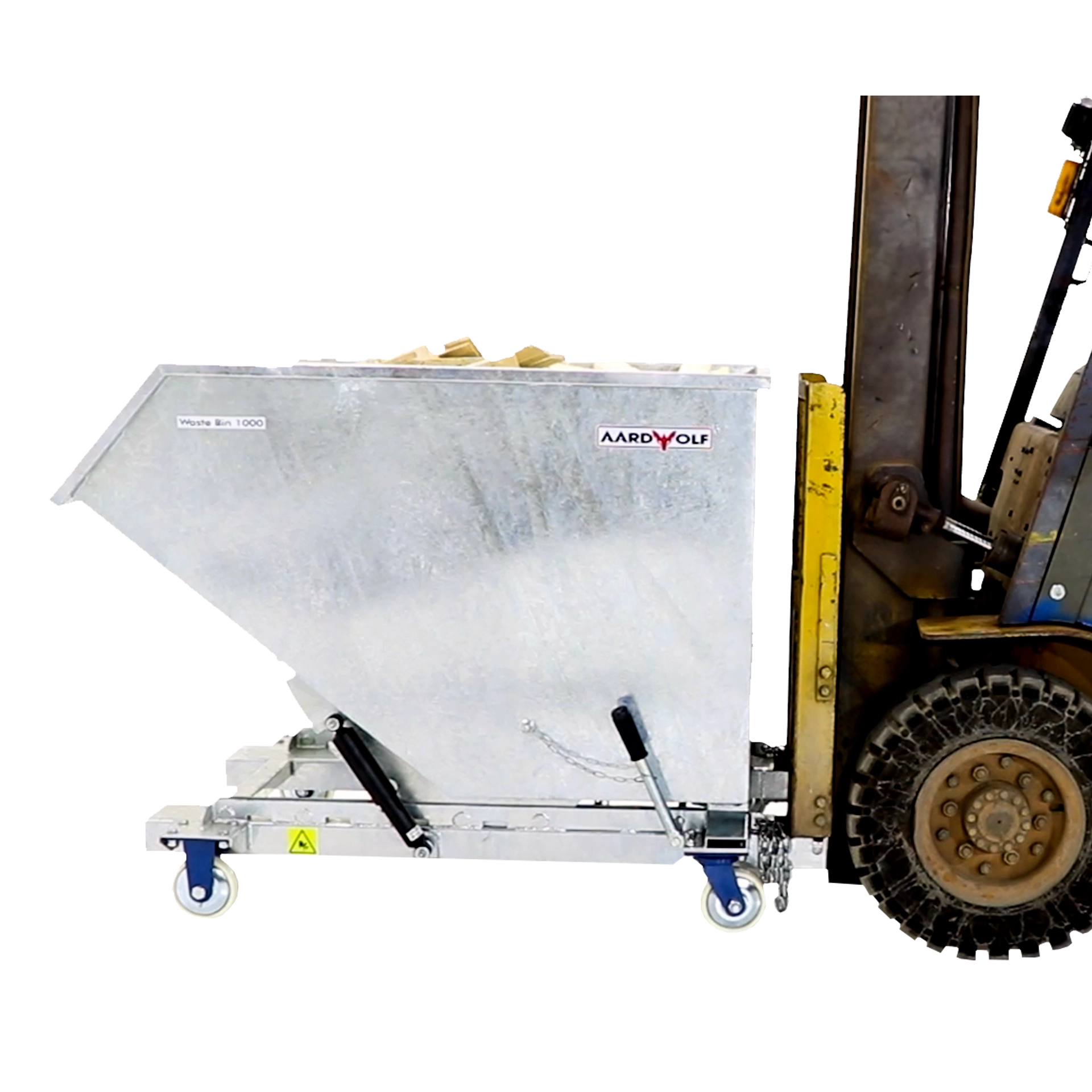 Aardwolf WB1000G Waste Bin for high-capacity fabrication waste handling