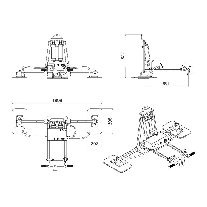 Aardwolf AVLP3-600 Vacuum Lifter for industrial sheet handling