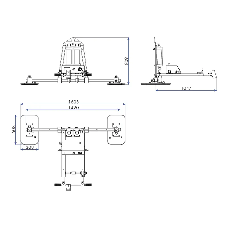 Aardwolf AVLP2-500P Pro Vacuum Lifter for slab and sheet handling