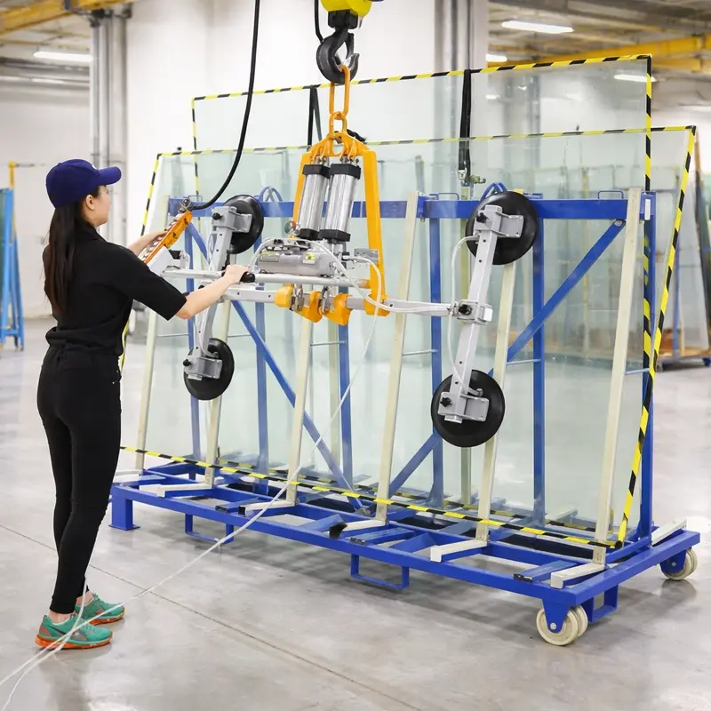 Aardwolf AVGLP4-400 Vacuum Glass Lifter for secure panel positioning
