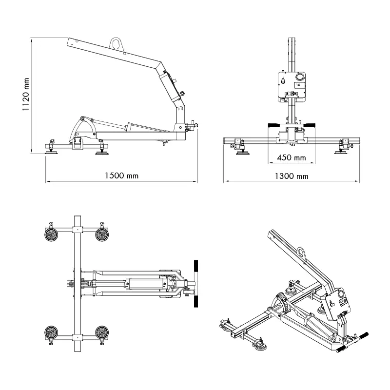 Aardwolf AHVL500 Handy Vacuum Lifter for portable slab and sheet handling