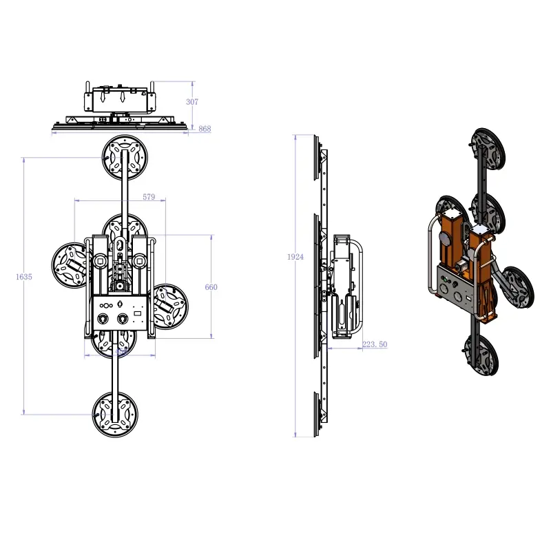 Aardwolf VGG750 Vacuum GlassGrip for larger glass panel handling