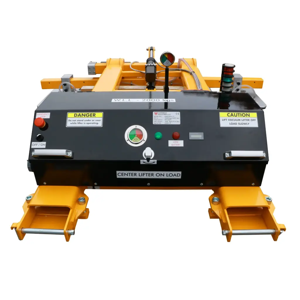 Aardwolf FMVLA04-2T Fork-Mounted Vacuum Lifter for large panel handling