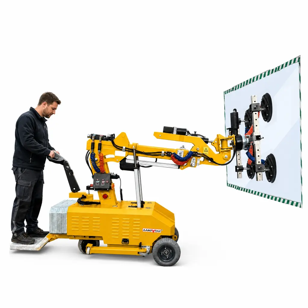 Aardwolf AGR-400 Glazing Robot for lifting and positioning glass panels