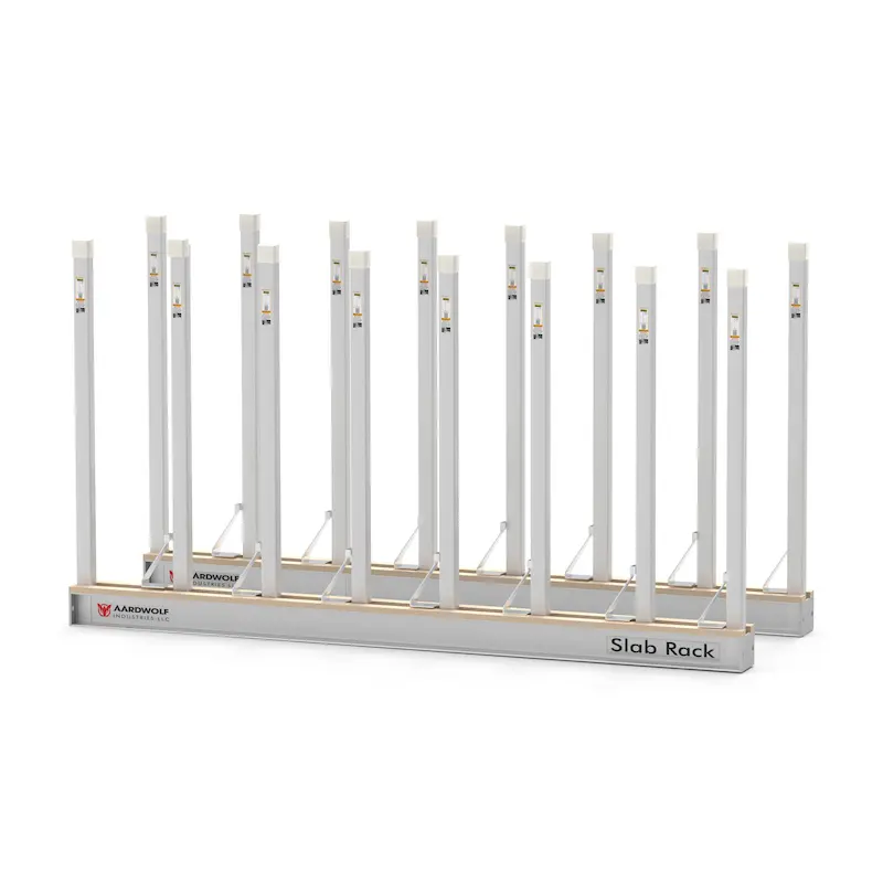 Aardwolf ASR0110 Slab Rack Kit for scalable stone and sheet material storage