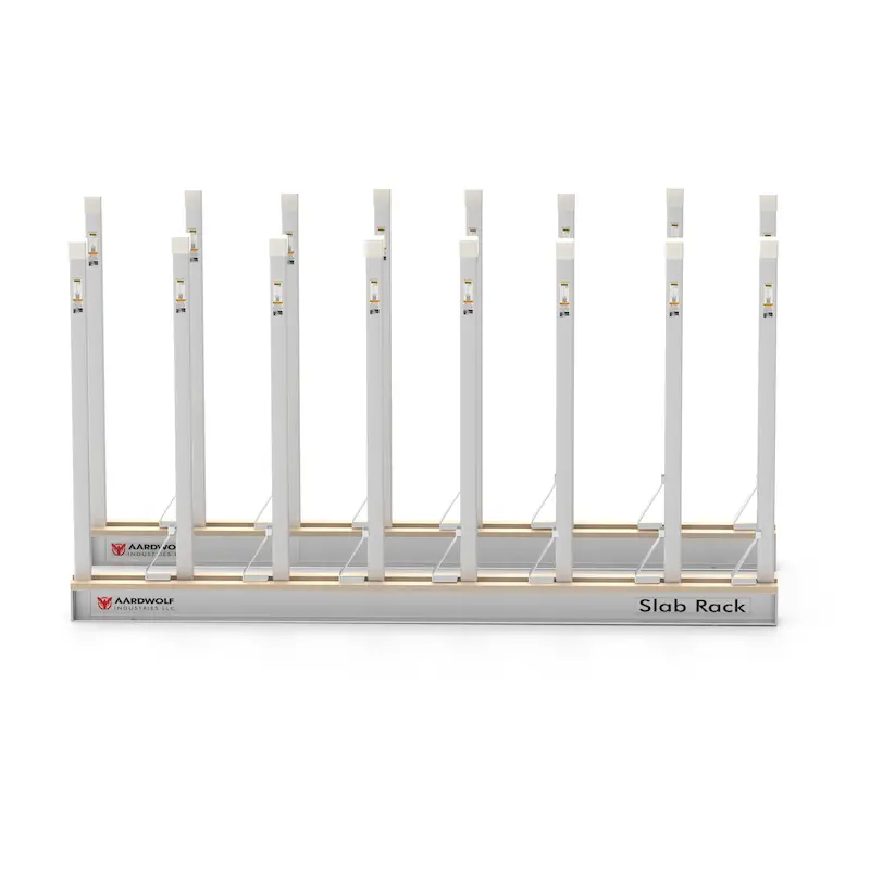 Aardwolf ASR0110 Slab Rack Kit for scalable stone and sheet material storage