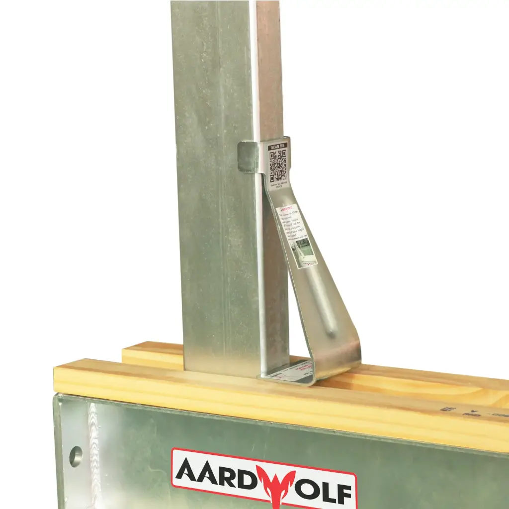 Aardwolf SPB1618 Steel Post Base for taller slab and bundle rack posts