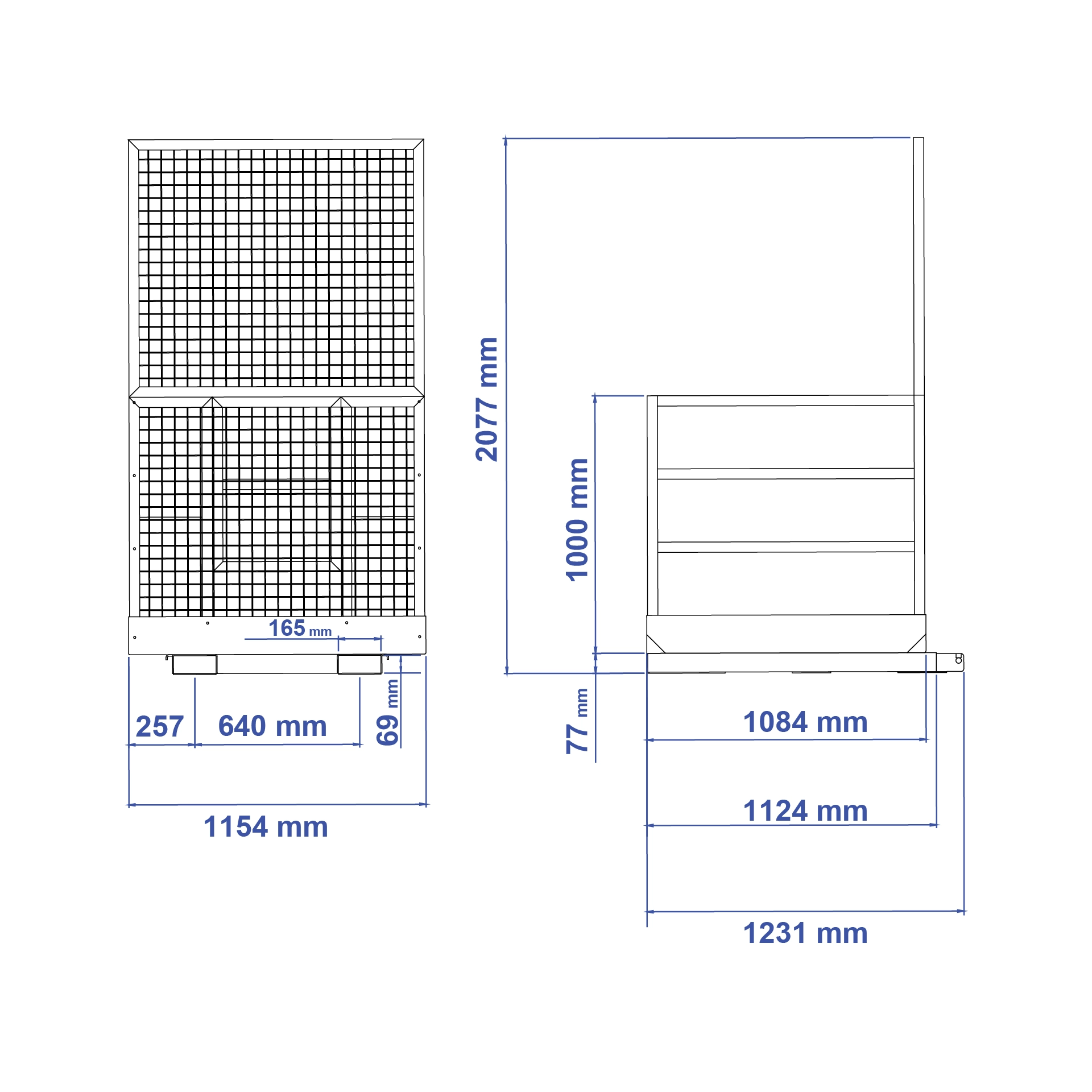Aardwolf ACSC Forklift Safety Cage for elevated maintenance and access work