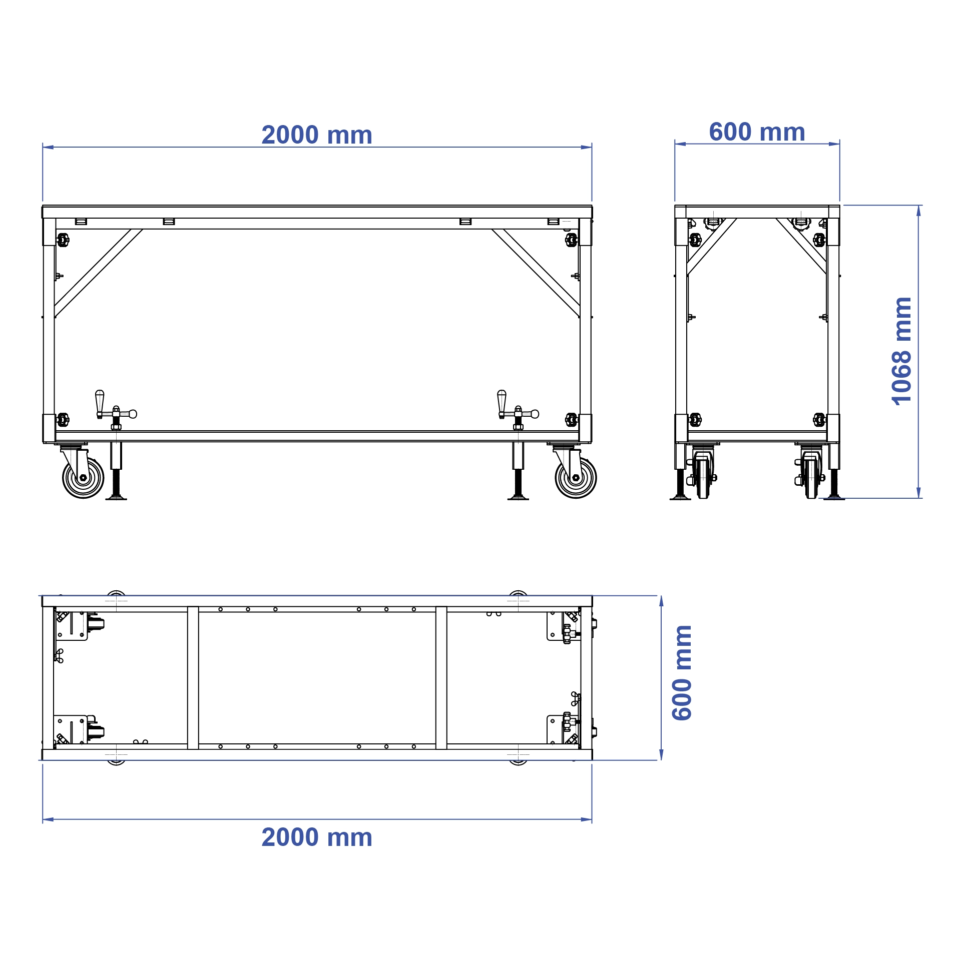 Aardwolf PFT01 Fabrication Table for stone and panel workshop operations