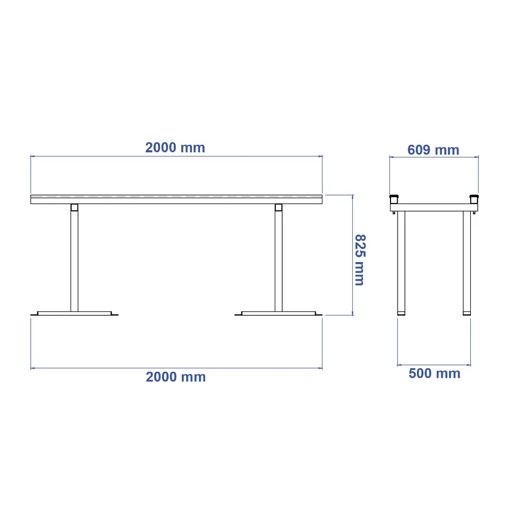 Aardwolf AT765N Trestle for compact slab fabrication and workshop support