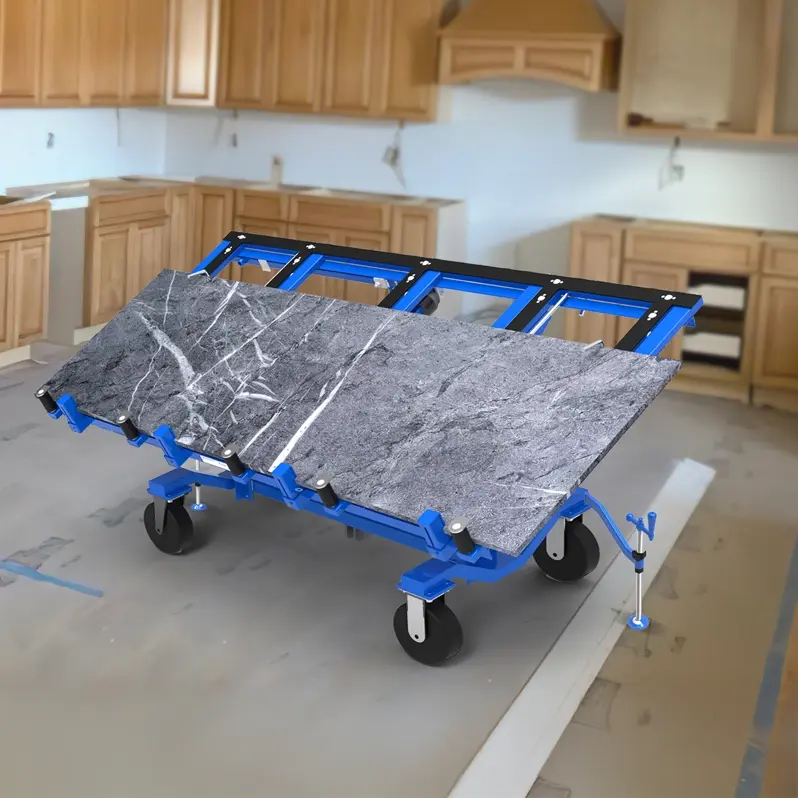 Aardwolf AKIC Kitchen Installation Cart for controlled countertop and worktop handling