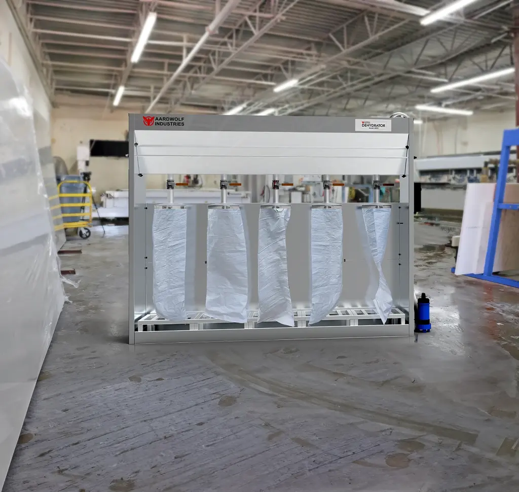 Aardwolf ASDF1 Sludge Dehydrator Filter for stone fabrication wastewater and sludge management